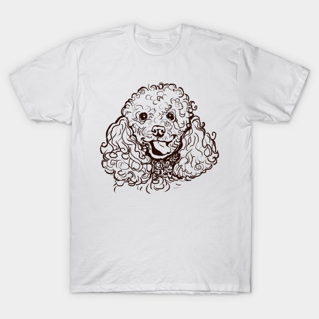 The Poodle Love of My Life T-Shirt by lalanny